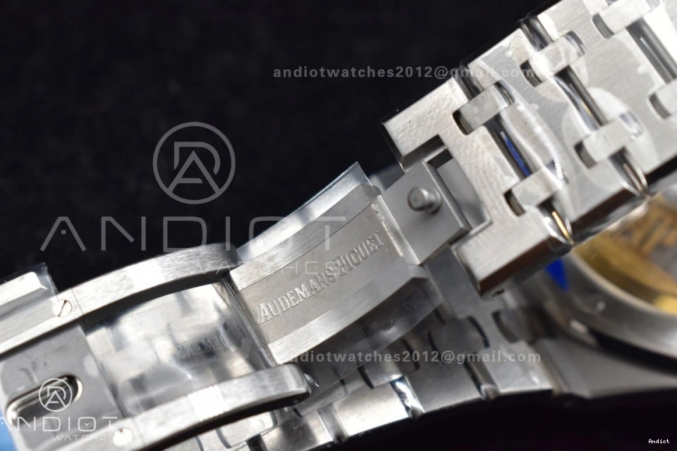 APSF 41mm Bracelet 15500 Dial Super on Black 1:1 A4302 SS SS Clone Oak Best Royal Edition Textured 1106